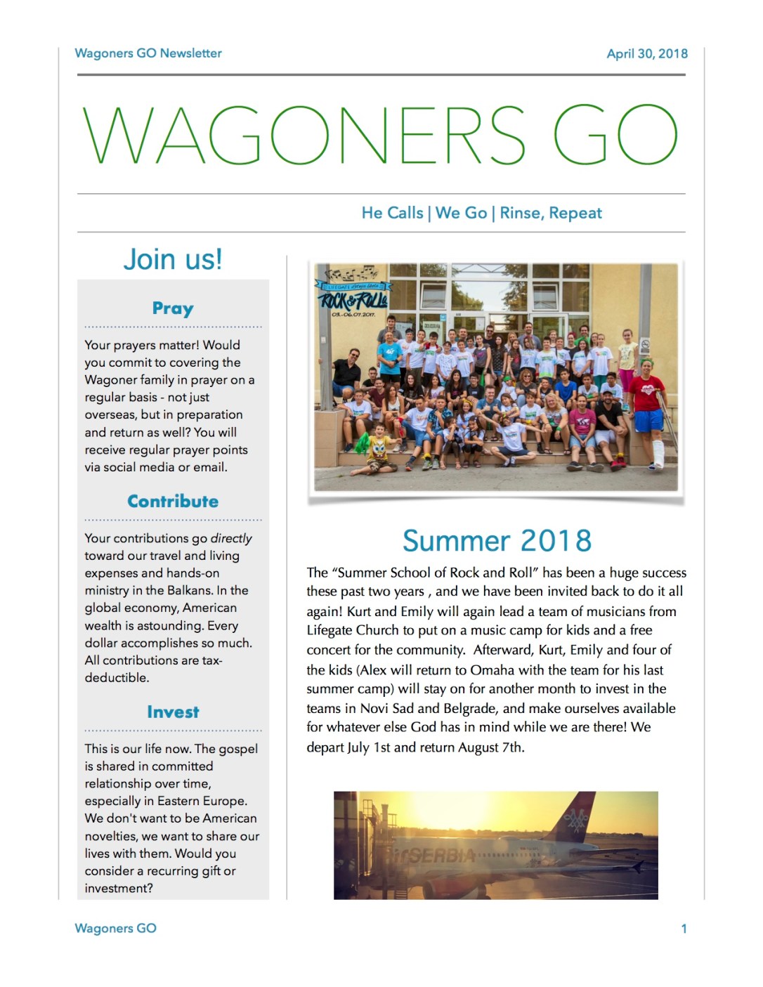 Wagoners GO Newsletter